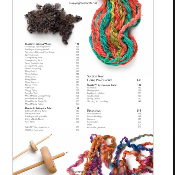 Spinning and Dyeing Yarn DYI Book  Illustrated - Picture 8 of 8